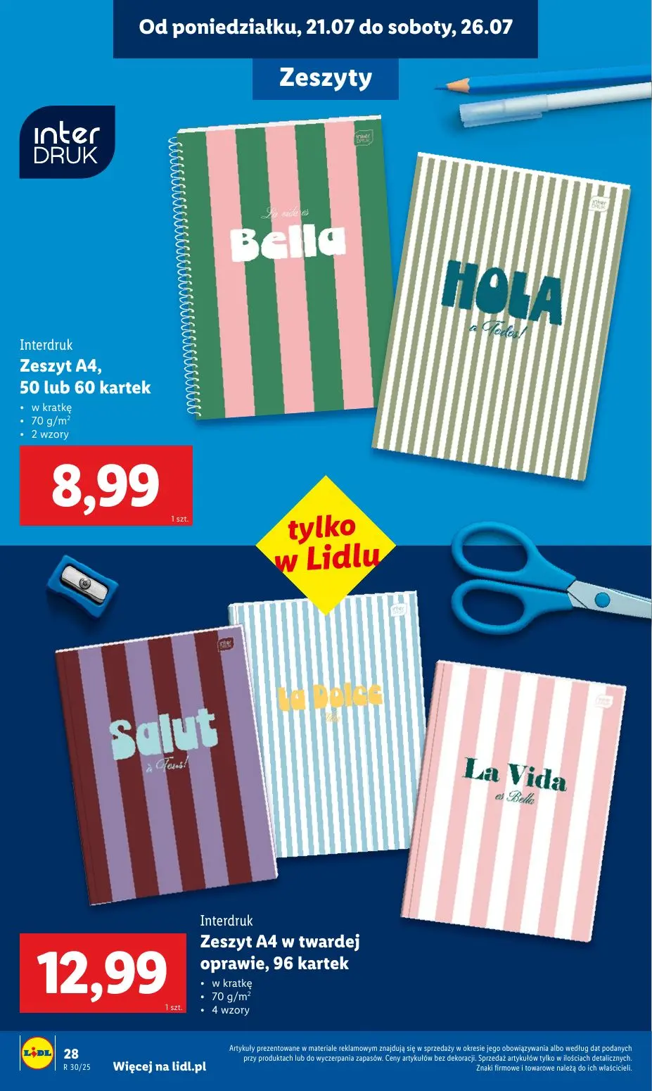 gazetka promocyjna LIDL Kompletna wyprawka w megacenach - Strona 30
