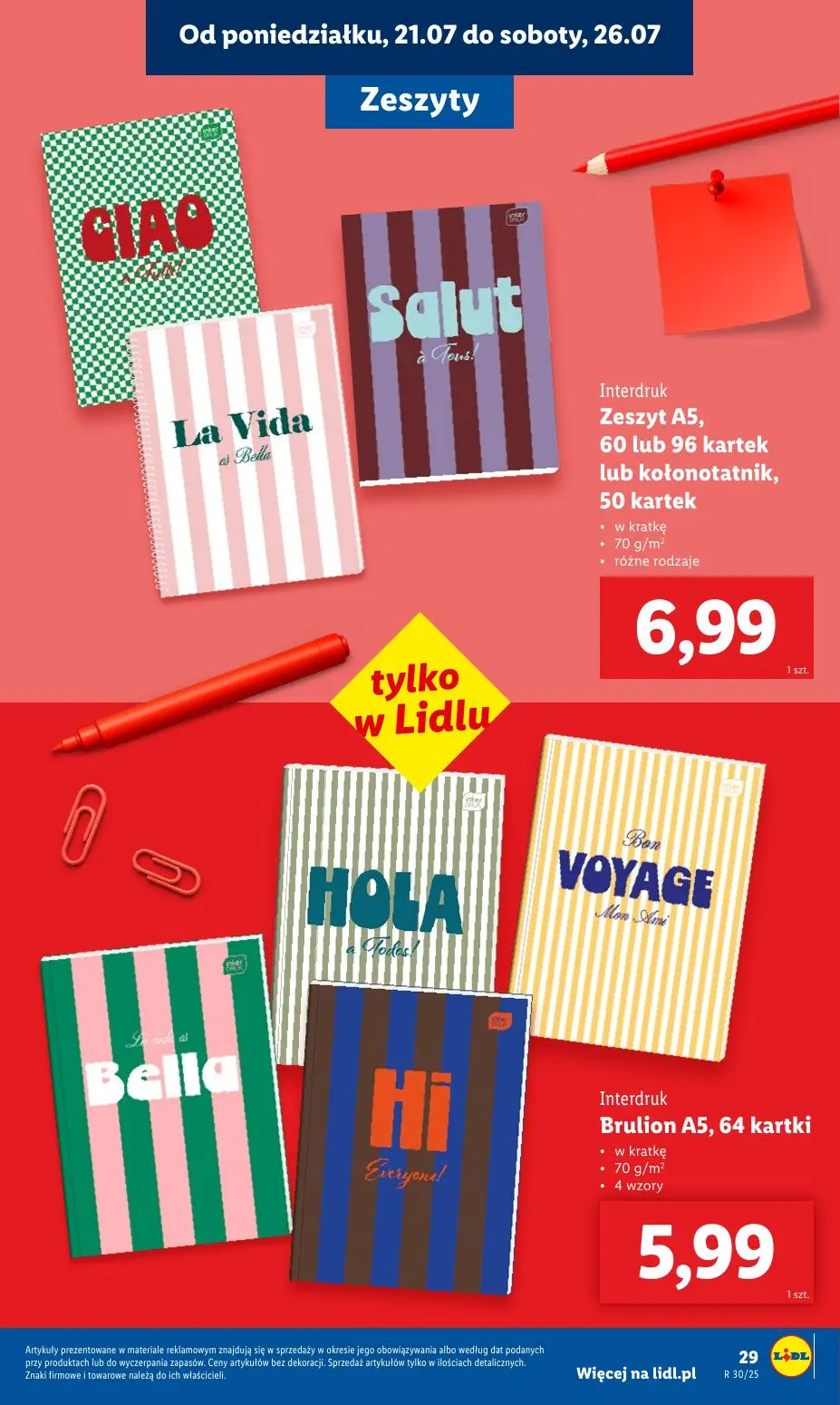 gazetka promocyjna LIDL Kompletna wyprawka w megacenach - Strona 31