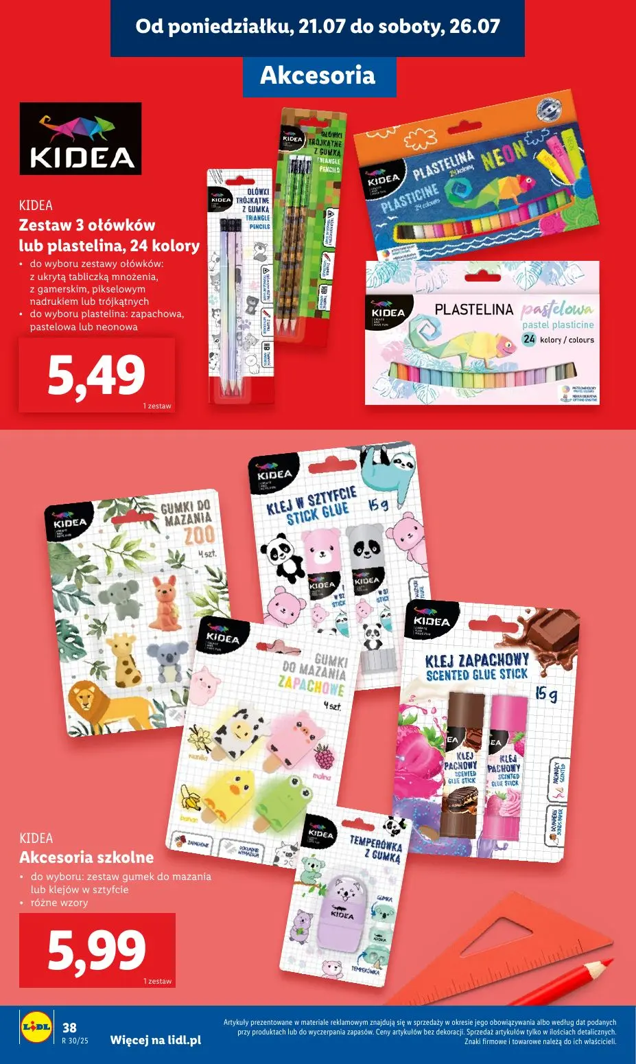 gazetka promocyjna LIDL Kompletna wyprawka w megacenach - Strona 40