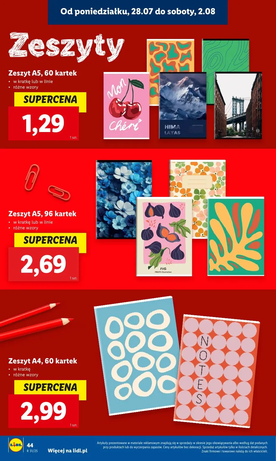 gazetka promocyjna LIDL Kompletna wyprawka w megacenach - Strona 46