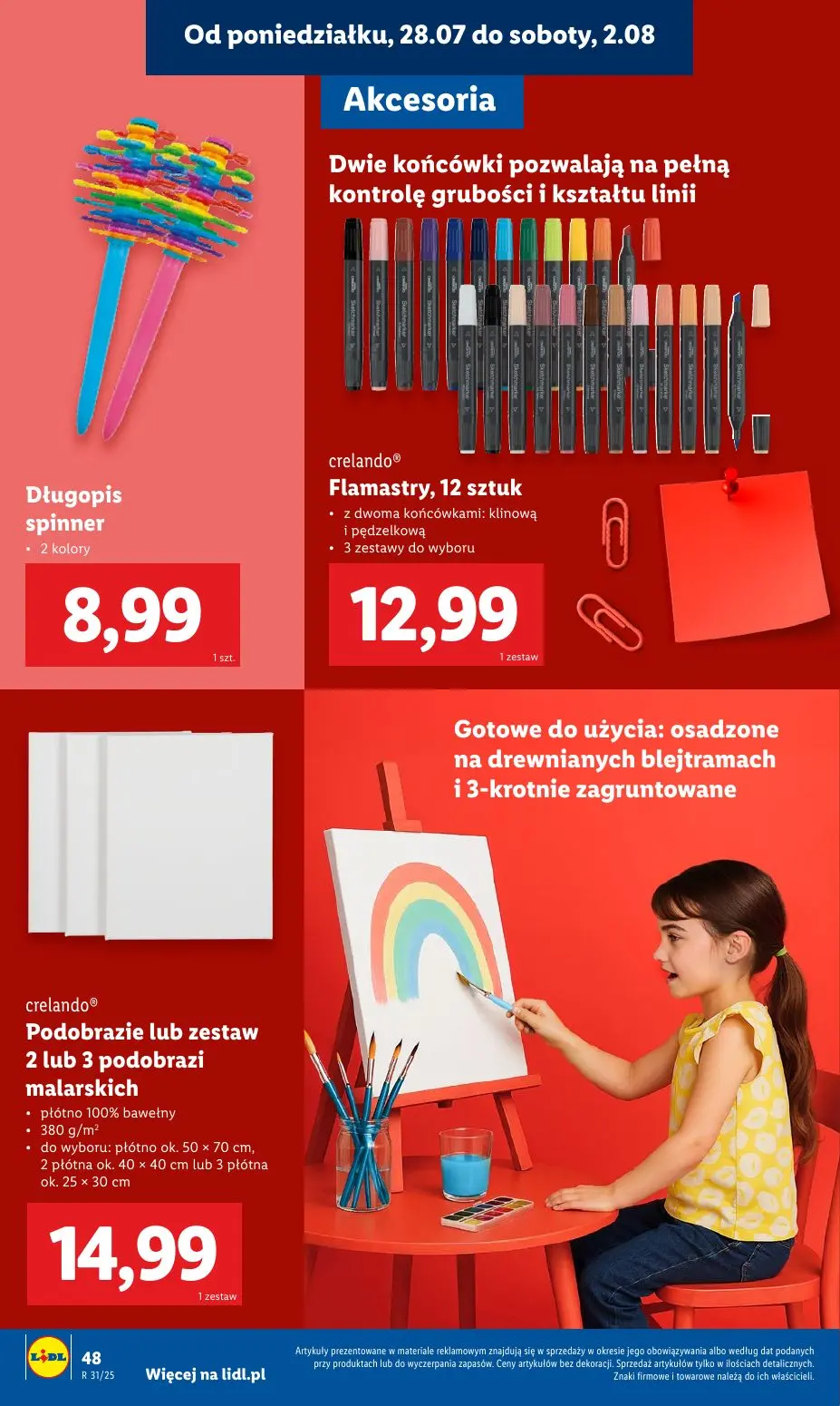 gazetka promocyjna LIDL Kompletna wyprawka w megacenach - Strona 50