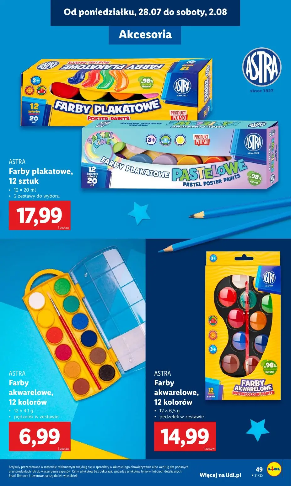gazetka promocyjna LIDL Kompletna wyprawka w megacenach - Strona 51