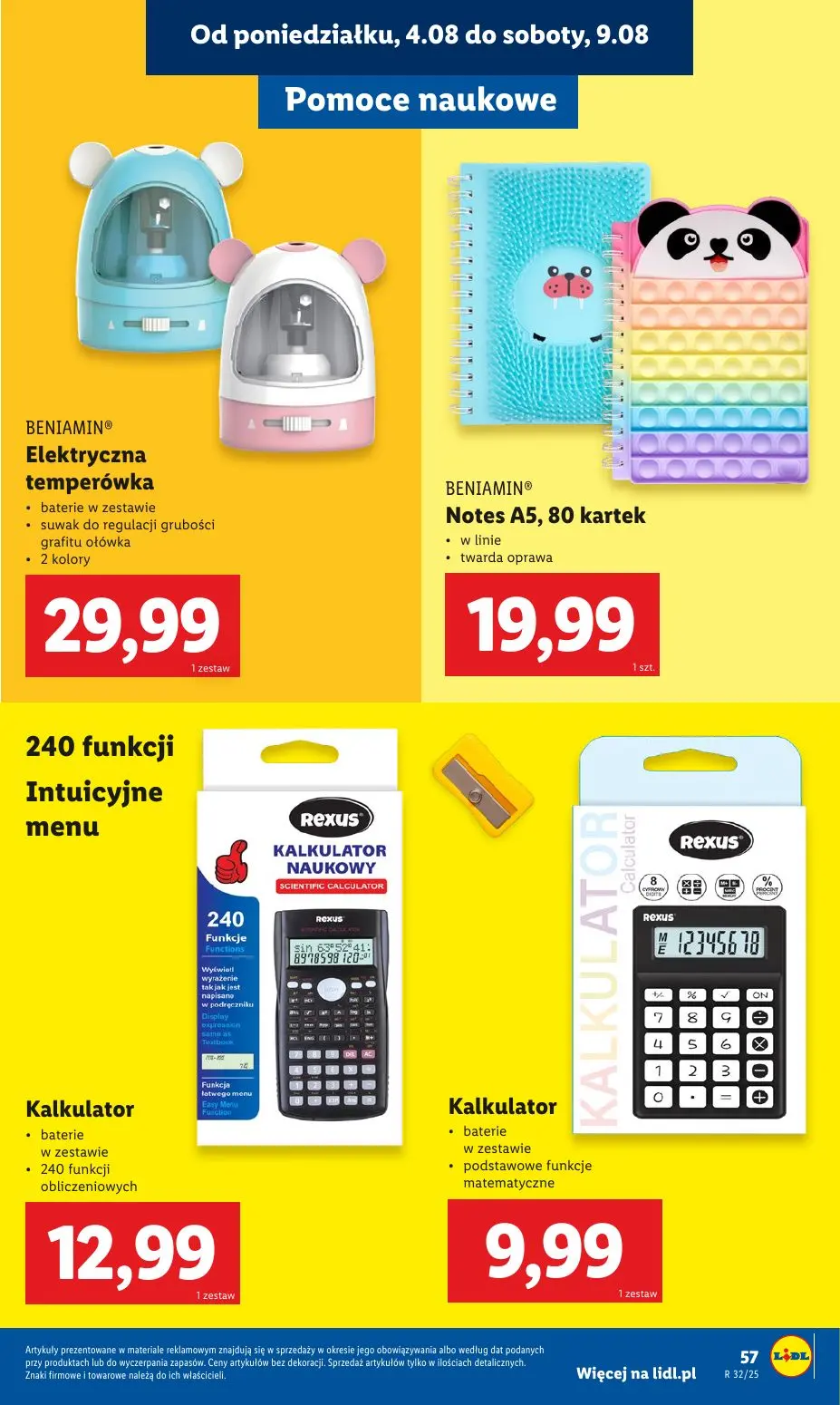 gazetka promocyjna LIDL Kompletna wyprawka w megacenach - Strona 59