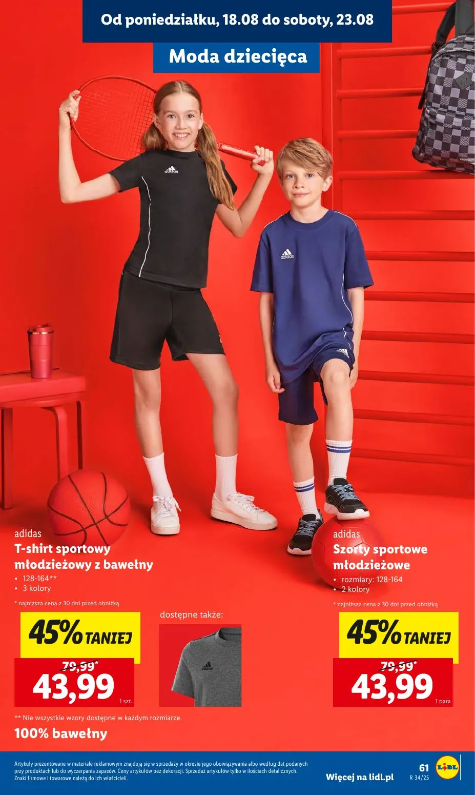 gazetka promocyjna LIDL Kompletna wyprawka w megacenach - Strona 63