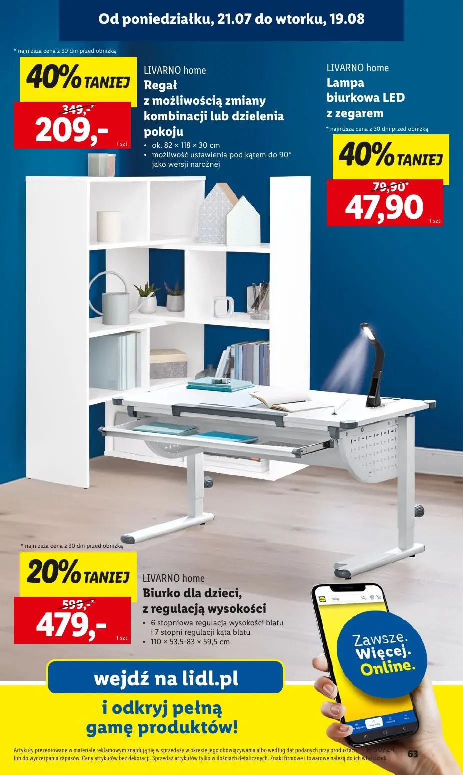 gazetka promocyjna LIDL Kompletna wyprawka w megacenach - Strona 65