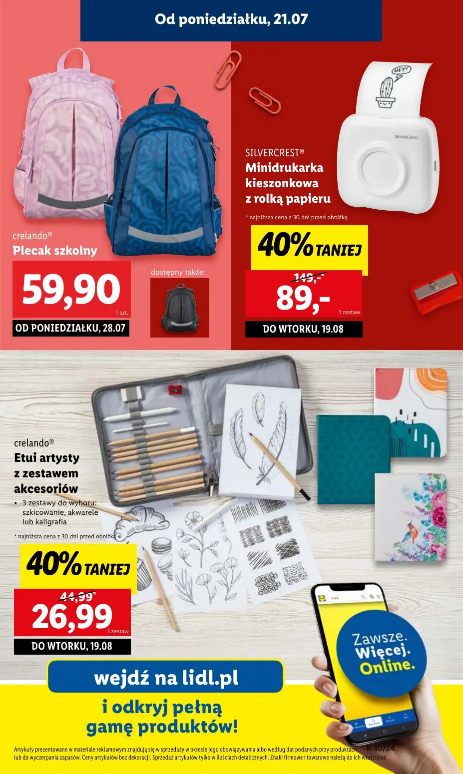 gazetka promocyjna LIDL Kompletna wyprawka w megacenach - Strona 67