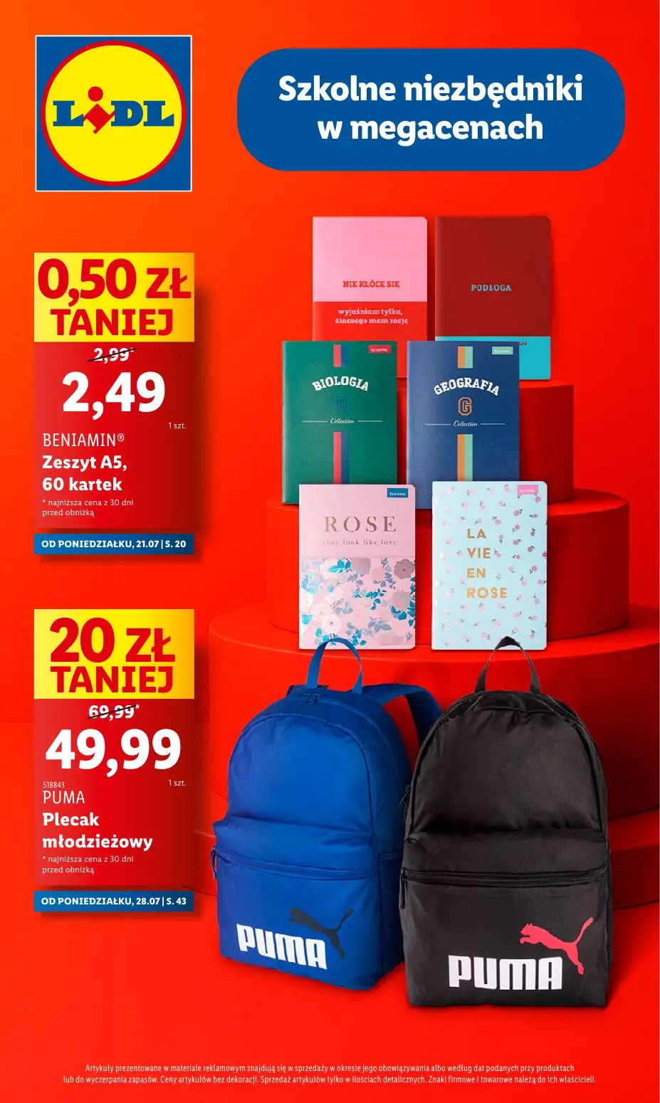 gazetka promocyjna LIDL Kompletna wyprawka w megacenach - Strona 68