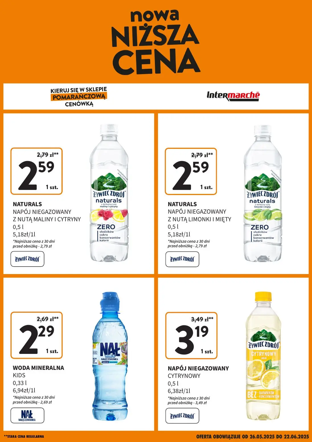 gazetka promocyjna Intermarche Nowa NIŻSZA cena! - Strona 1