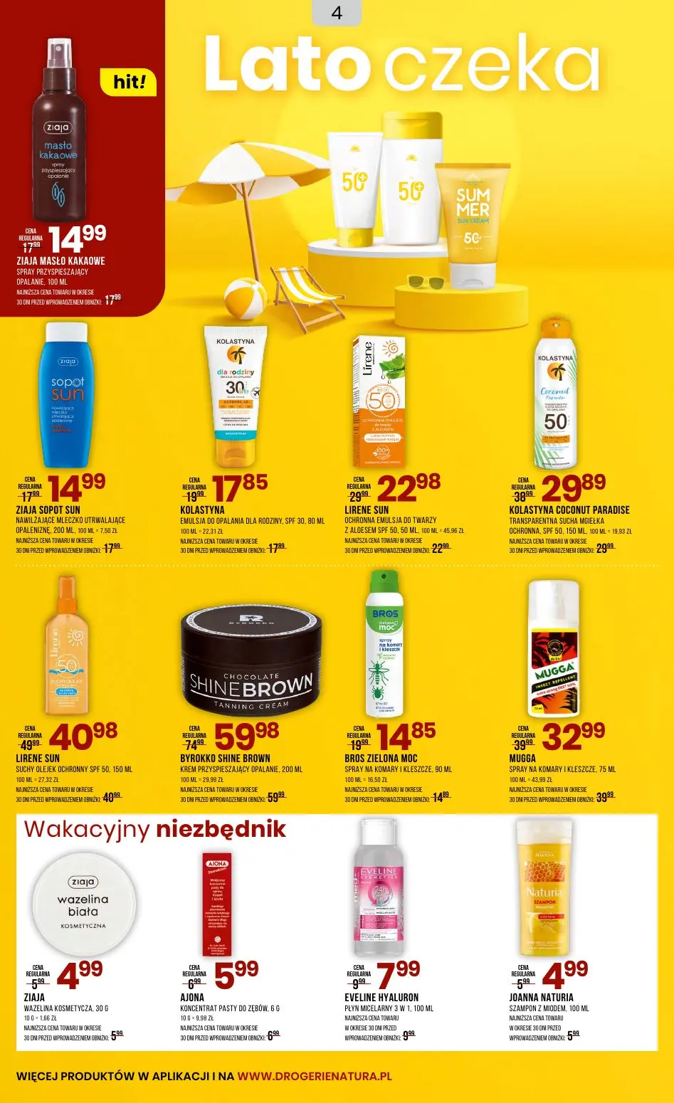 gazetka promocyjna Natura Letnie wyprzedaże - Strona 4