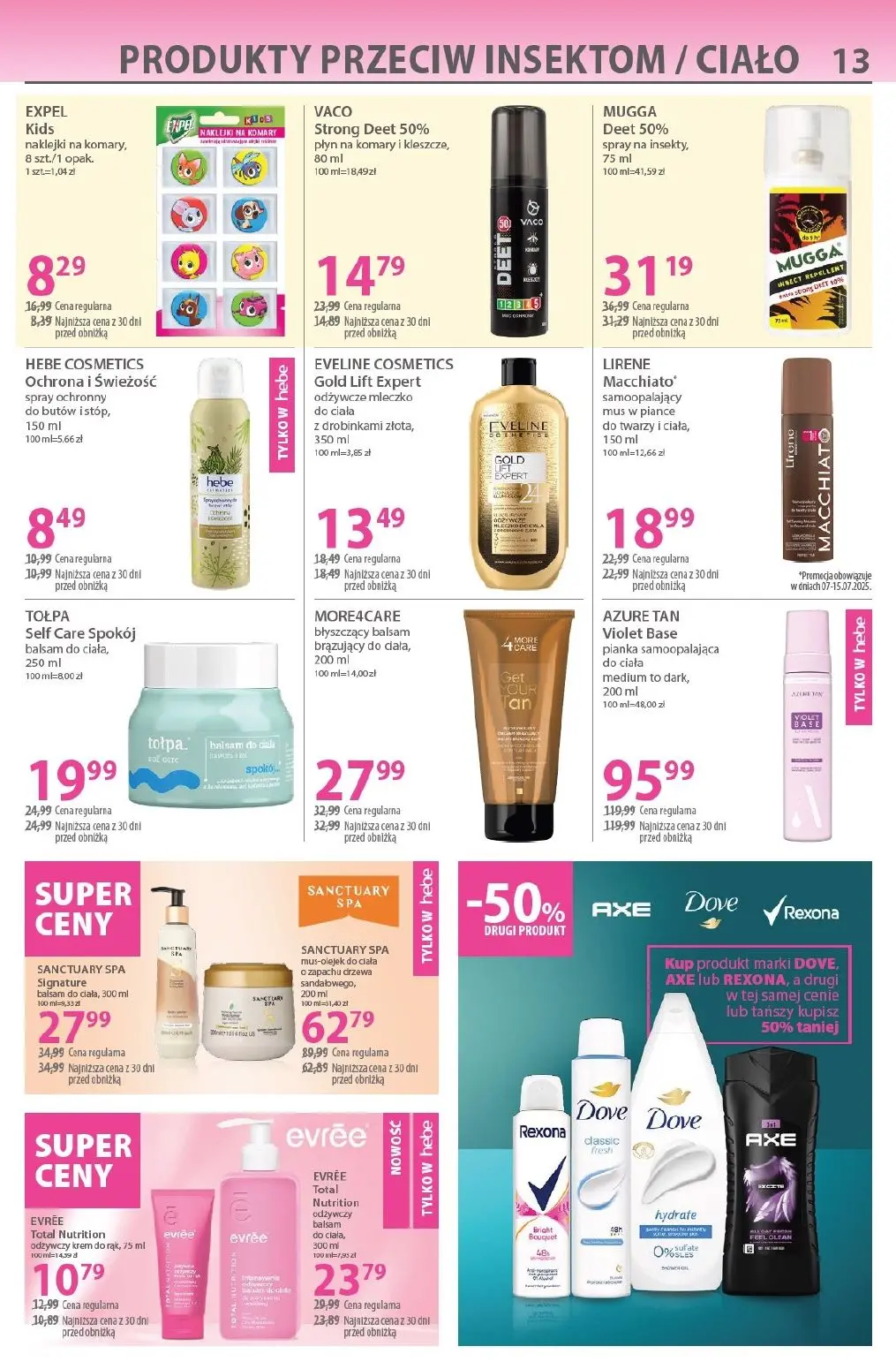 gazetka promocyjna hebe Czas na lato - Strona 13