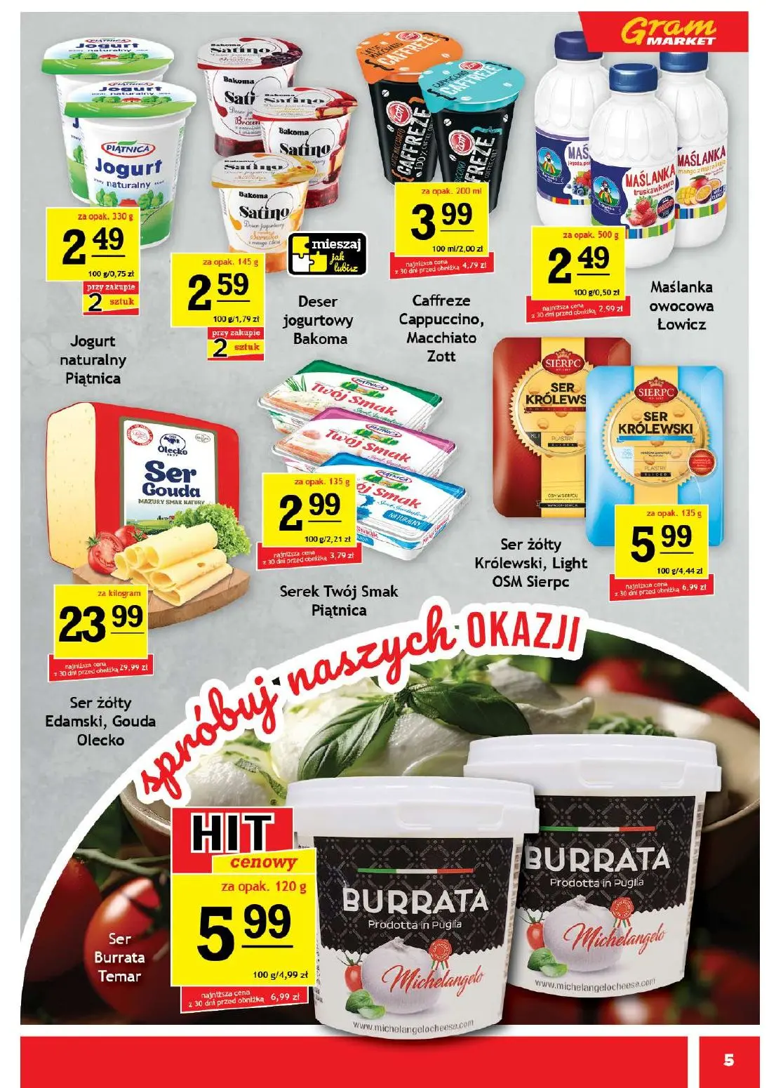 gazetka promocyjna Gram Market Polska sieć sklepów - Strona 5