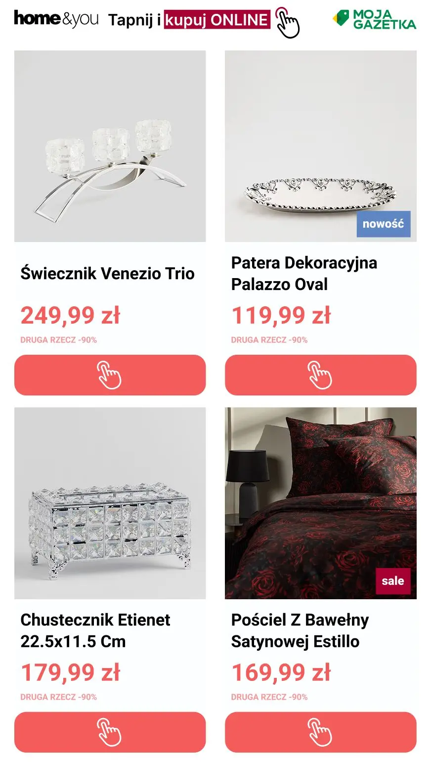 gazetka promocyjna home&you Promocja druga rzecz -90% - Strona 4