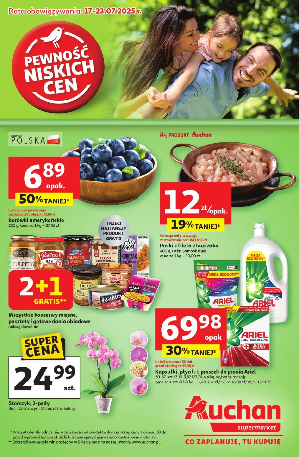 gazetka promocyjna Auchan Supermarket Pewność niskich cen - Strona 1