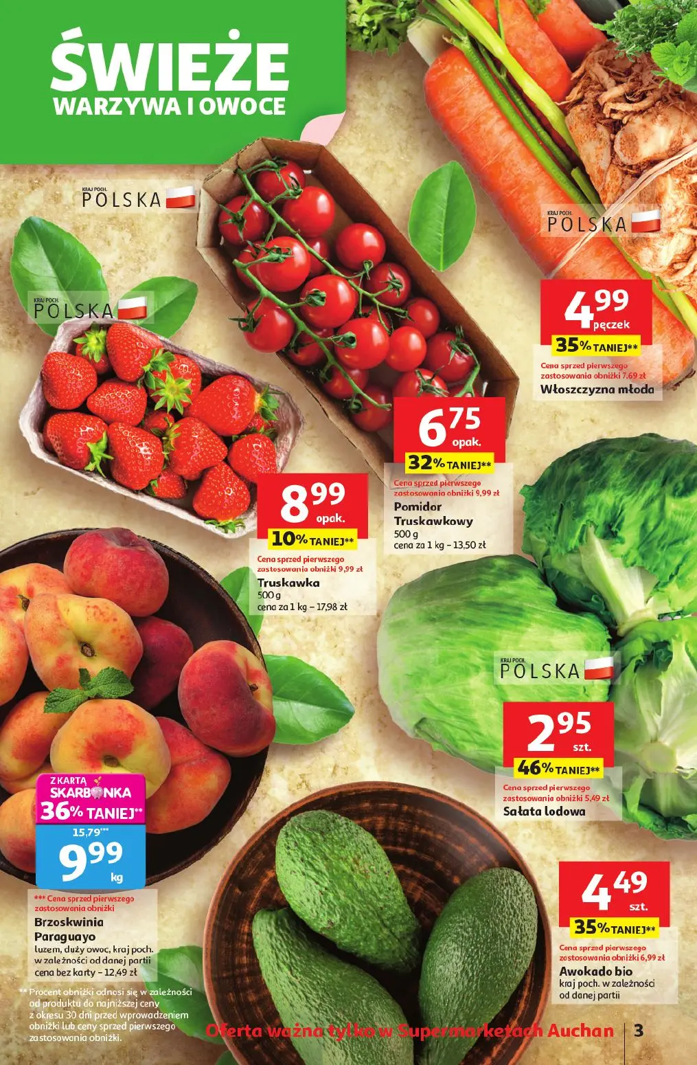 gazetka promocyjna Auchan Supermarket Pewność niskich cen - Strona 3