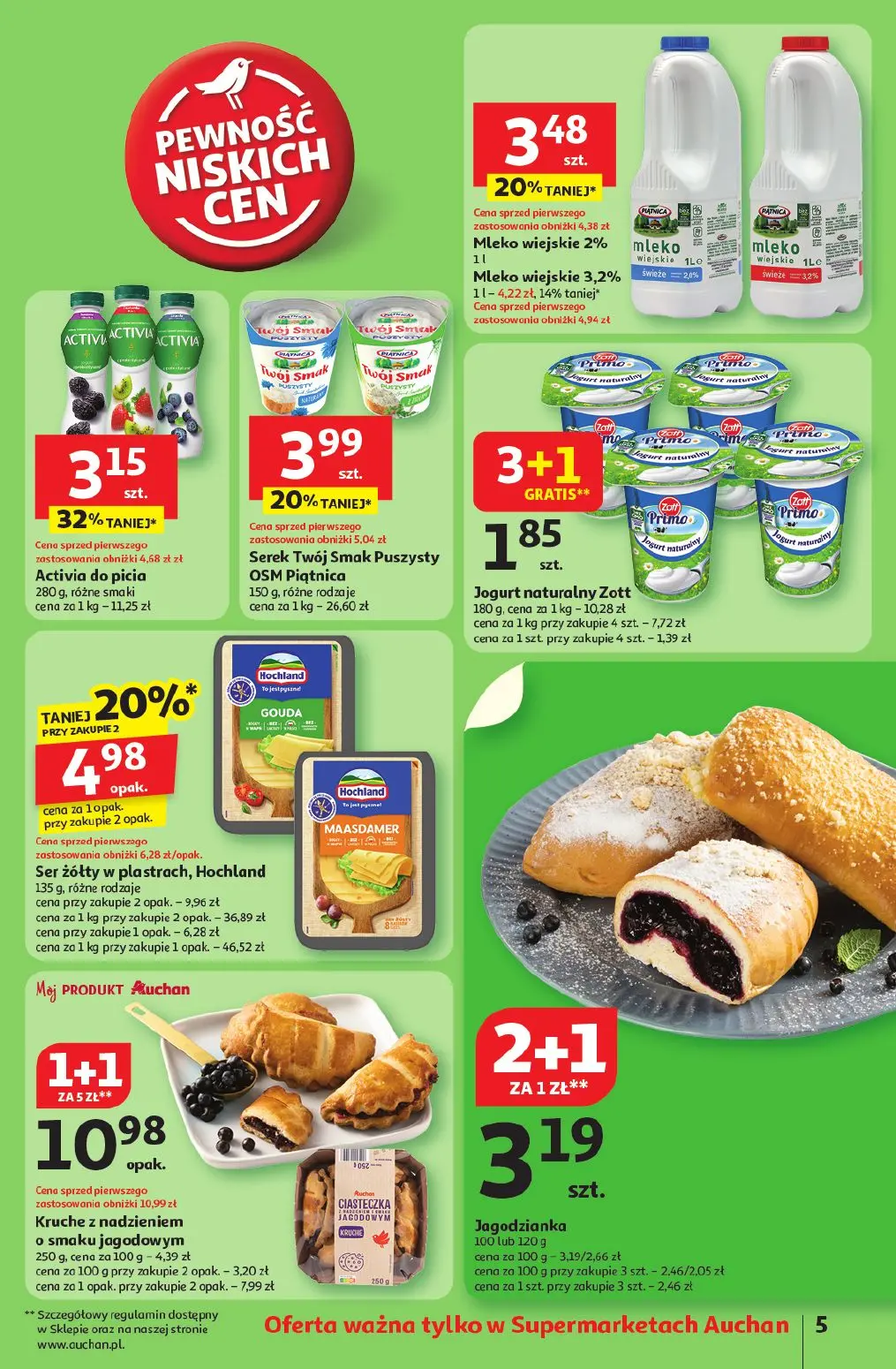gazetka promocyjna Auchan Supermarket Pewność niskich cen - Strona 5
