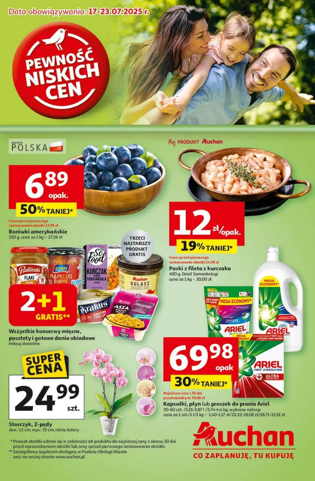 gazetka promocyjna Auchan Pewność niskich cen - Strona 1