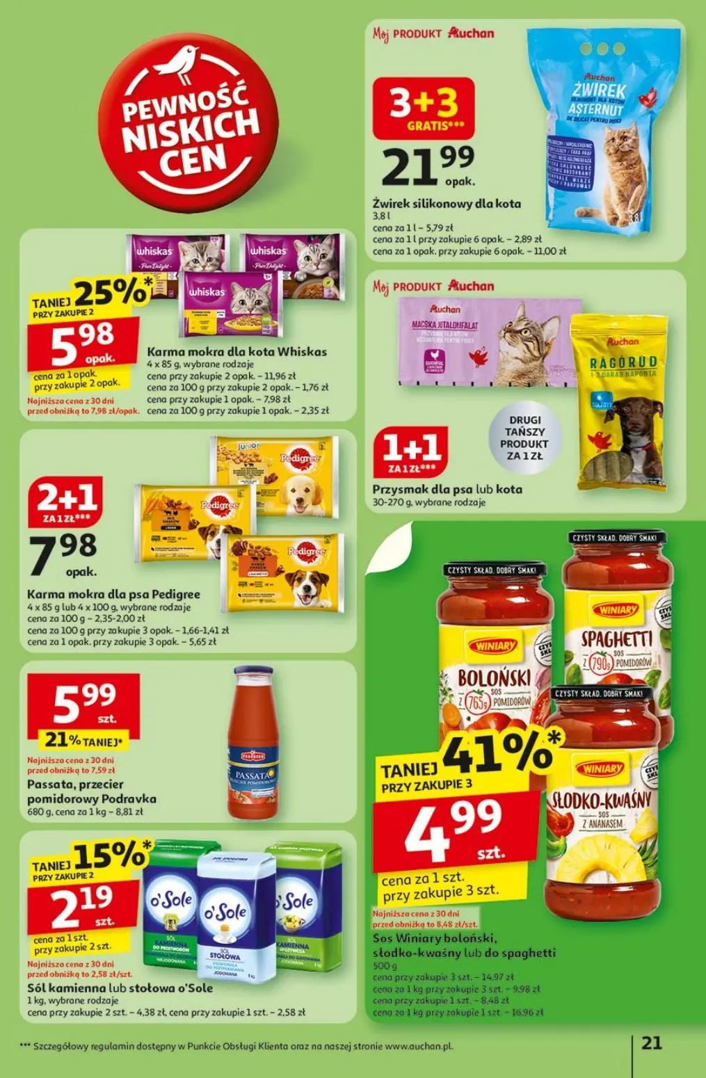 gazetka promocyjna Auchan Pewność niskich cen - Strona 21