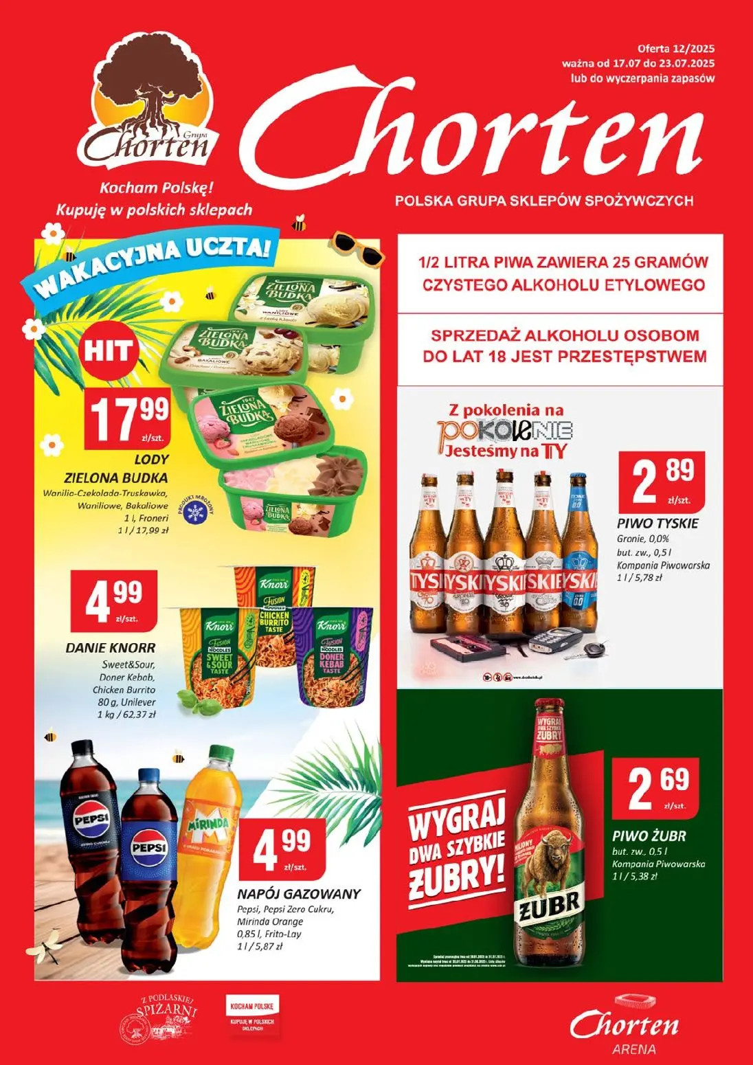 gazetka promocyjna Chorten Lubelskie - minimarket - Strona 1