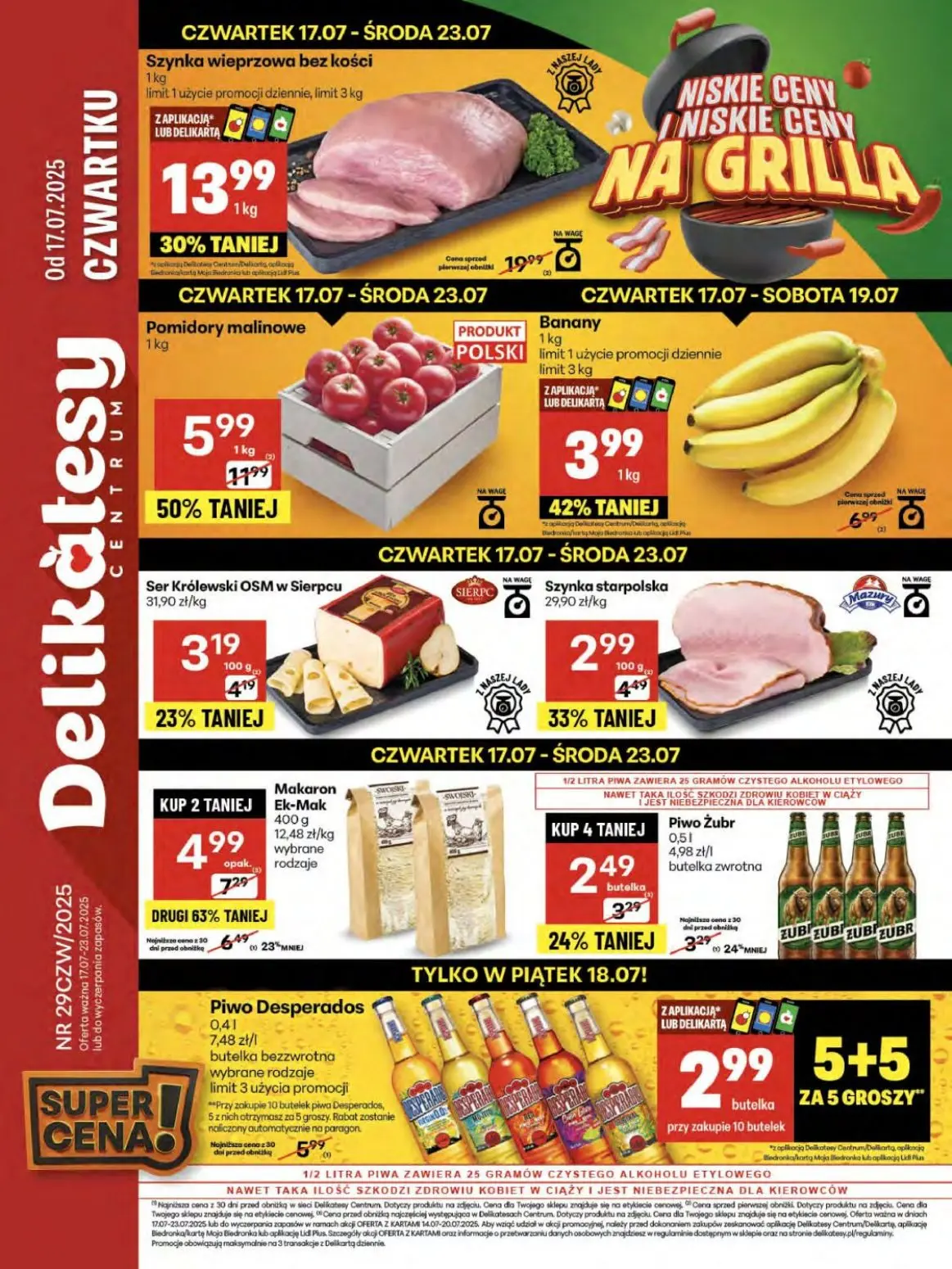 gazetka promocyjna Delikatesy Centrum Od czwartku - Strona 1