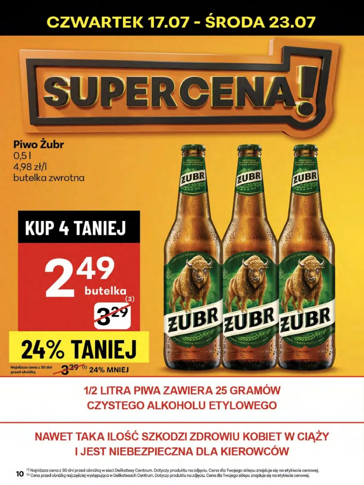 gazetka promocyjna Delikatesy Centrum Od czwartku - Strona 10