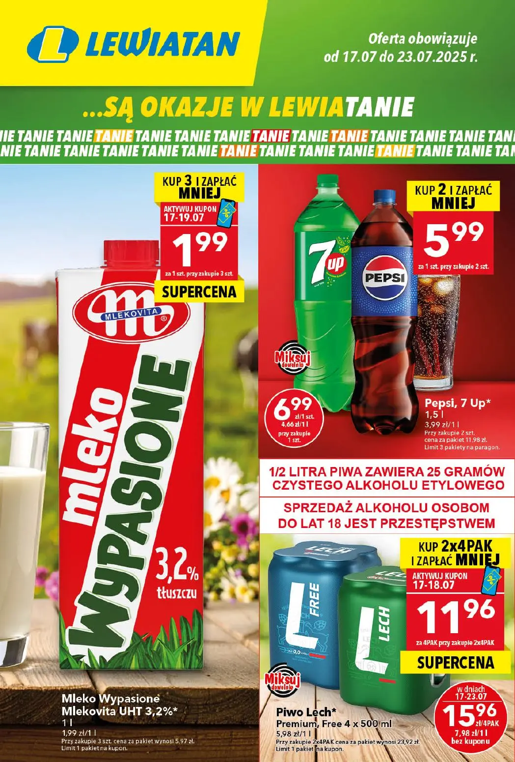 gazetka promocyjna LEWIATAN Są okazje w Lewiatanie - Strona 1