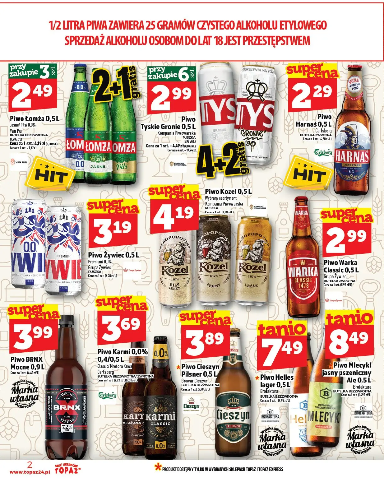 gazetka promocyjna Topaz Warszawa - Strona 2