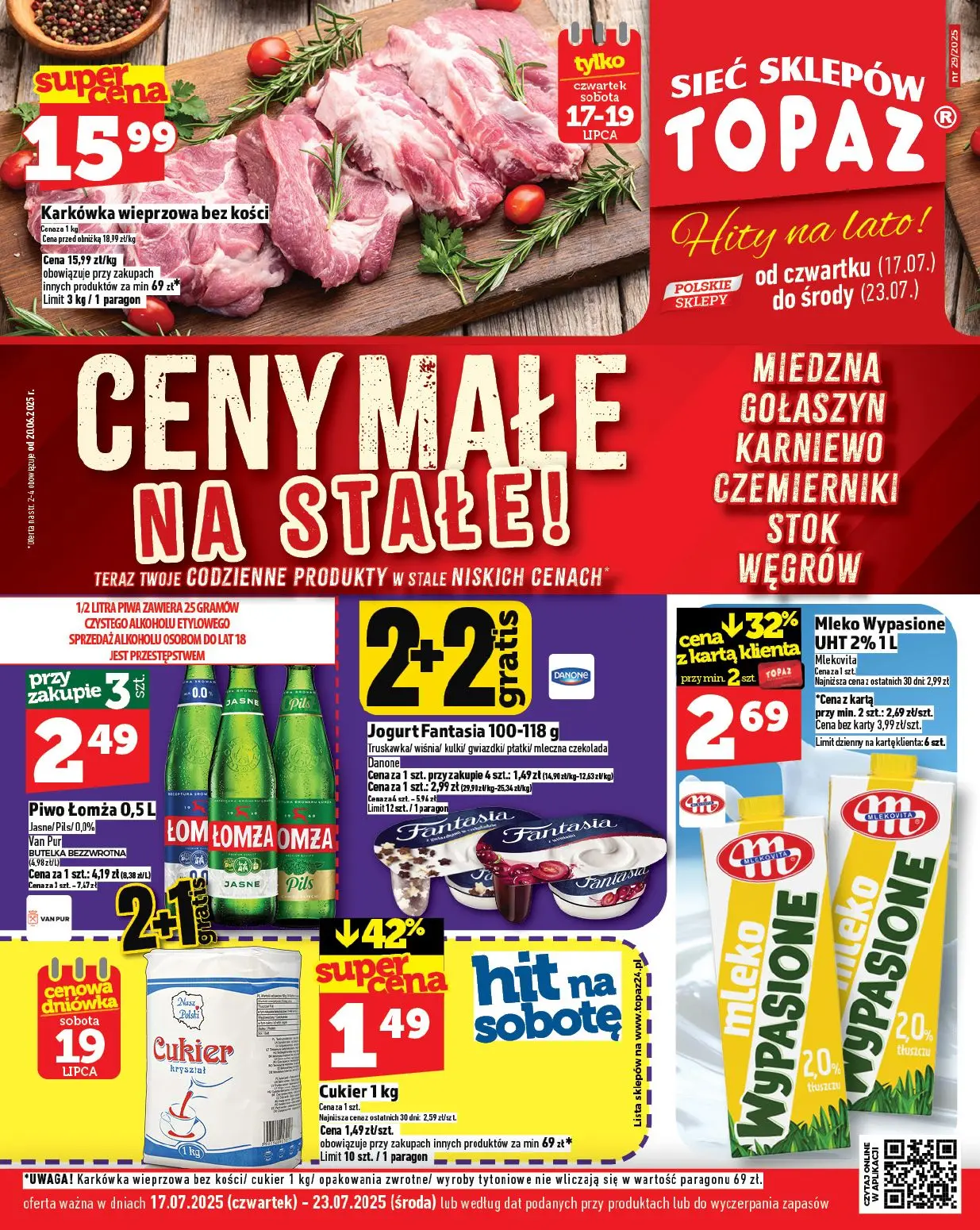 gazetka promocyjna Topaz Ceny małe! - Strona 1