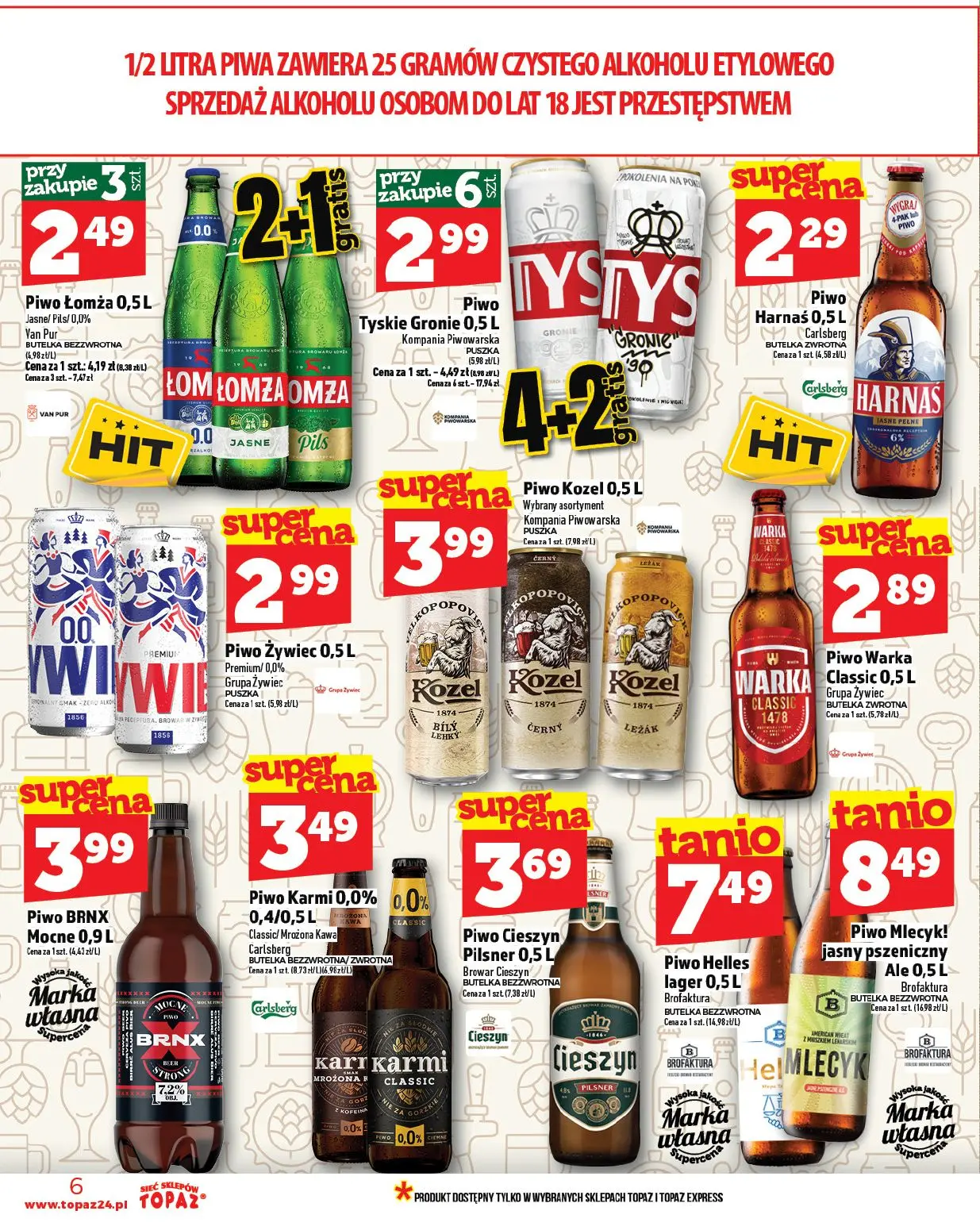 gazetka promocyjna Topaz Ceny małe! - Strona 6