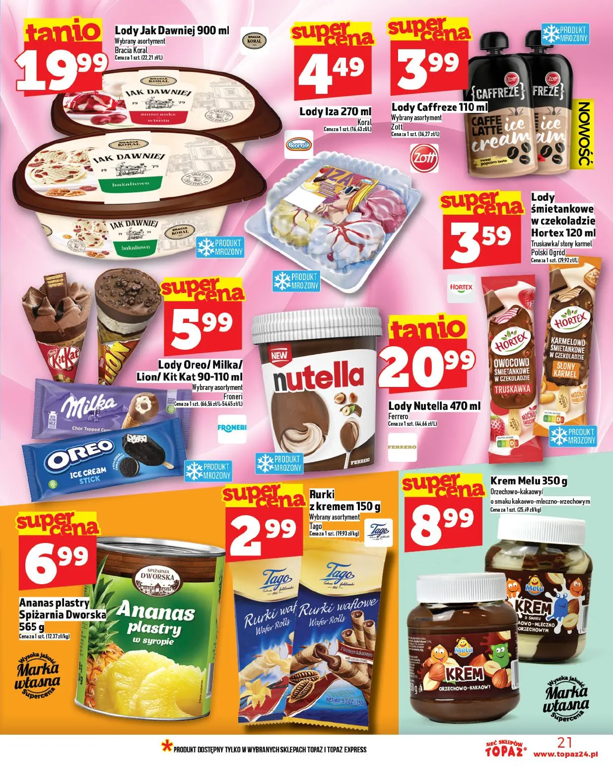 gazetka promocyjna Topaz Ceny małe! - Strona 21