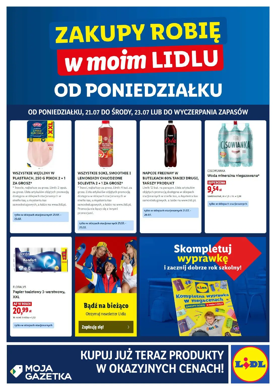 gazetka promocyjna LIDL Zakupy robię w moim Lidlu od poniedziałku - Strona 1