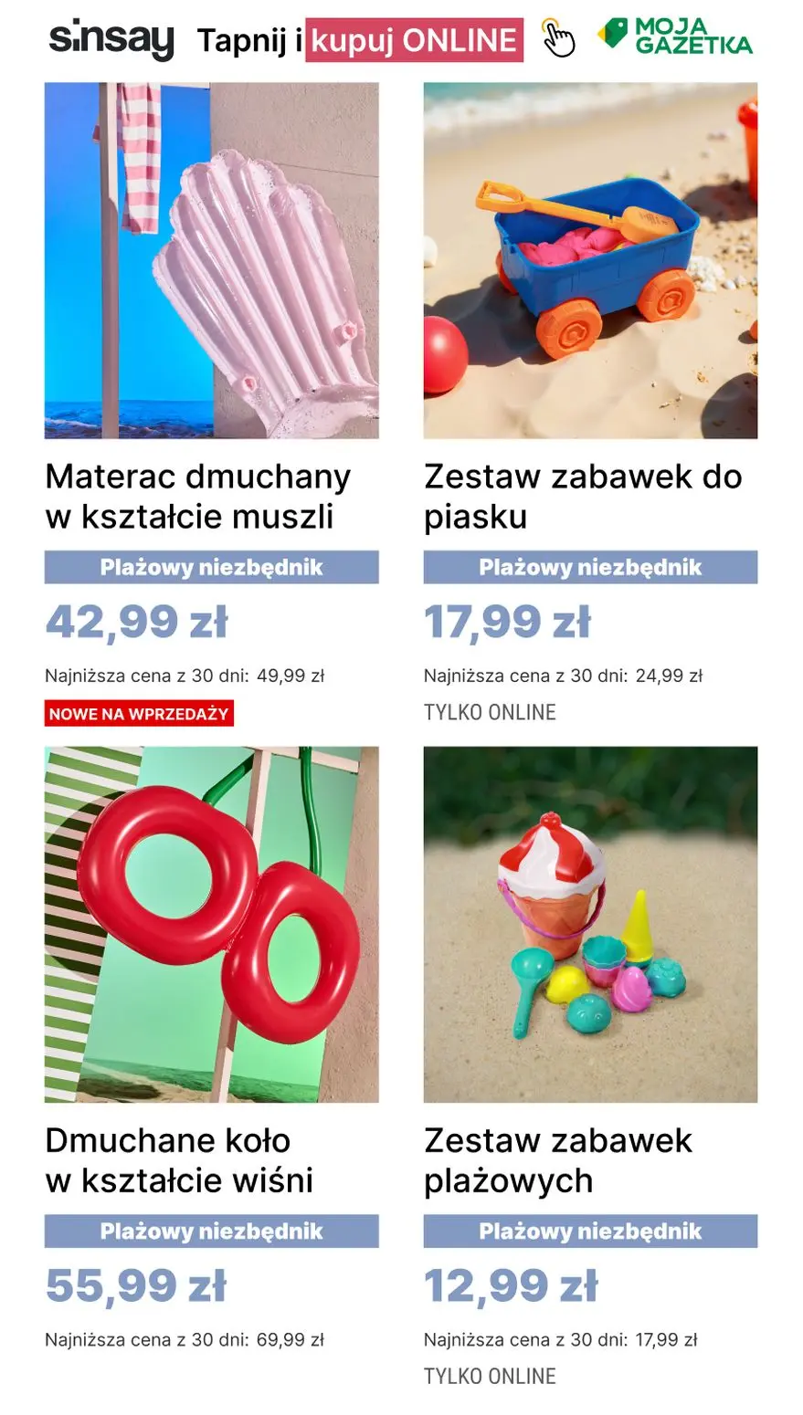 gazetka promocyjna Sinsay Plażowy niezbędnik 🐚🐚 - Strona 2