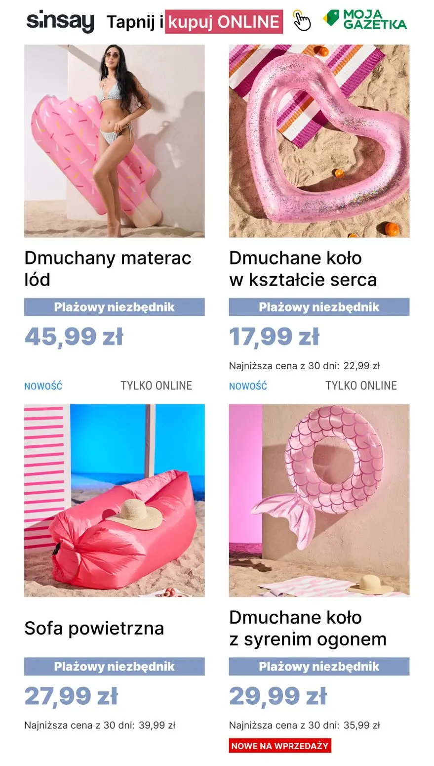 gazetka promocyjna Sinsay Plażowy niezbędnik 🐚🐚 - Strona 3