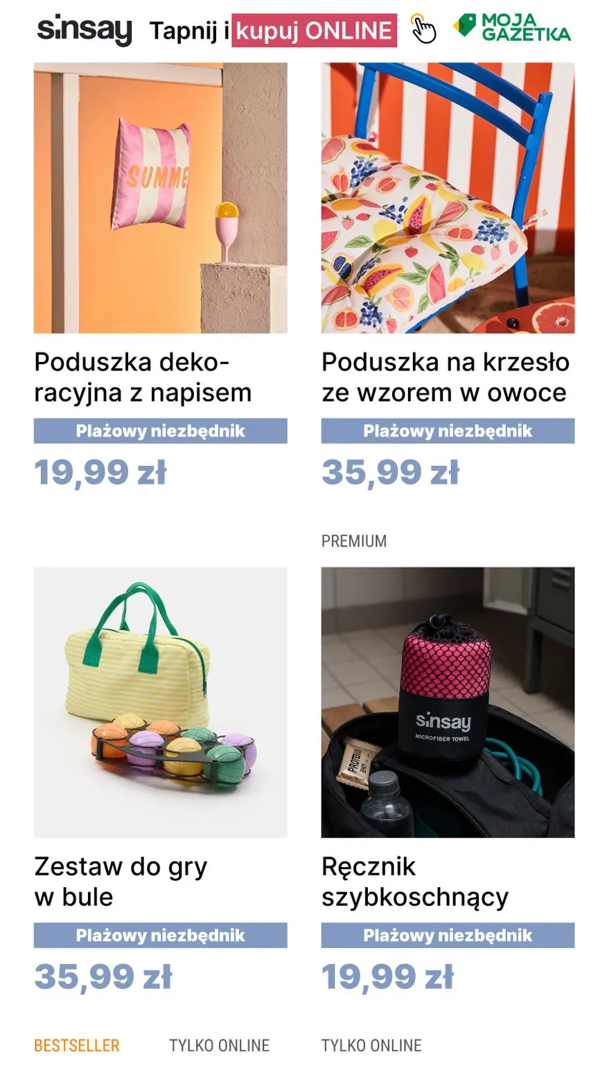 gazetka promocyjna Sinsay Plażowy niezbędnik 🐚🐚 - Strona 5