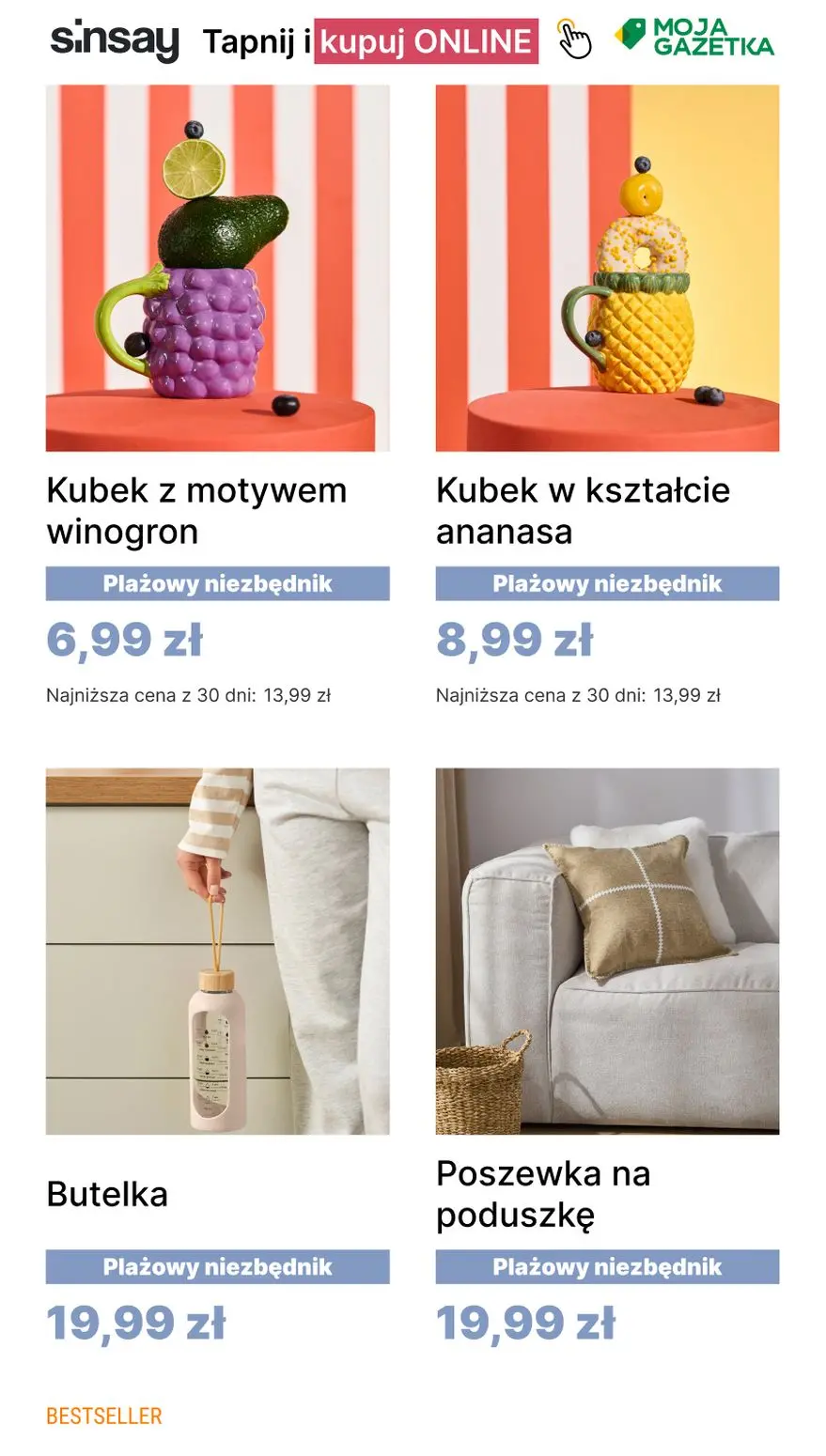 gazetka promocyjna Sinsay Plażowy niezbędnik 🐚🐚 - Strona 6