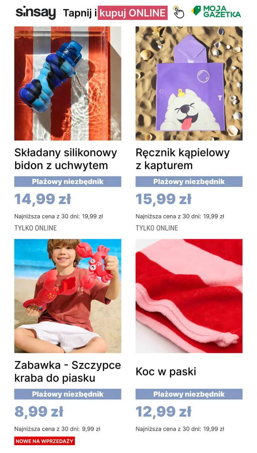 gazetka promocyjna Sinsay Plażowy niezbędnik 🐚🐚 - Strona 7
