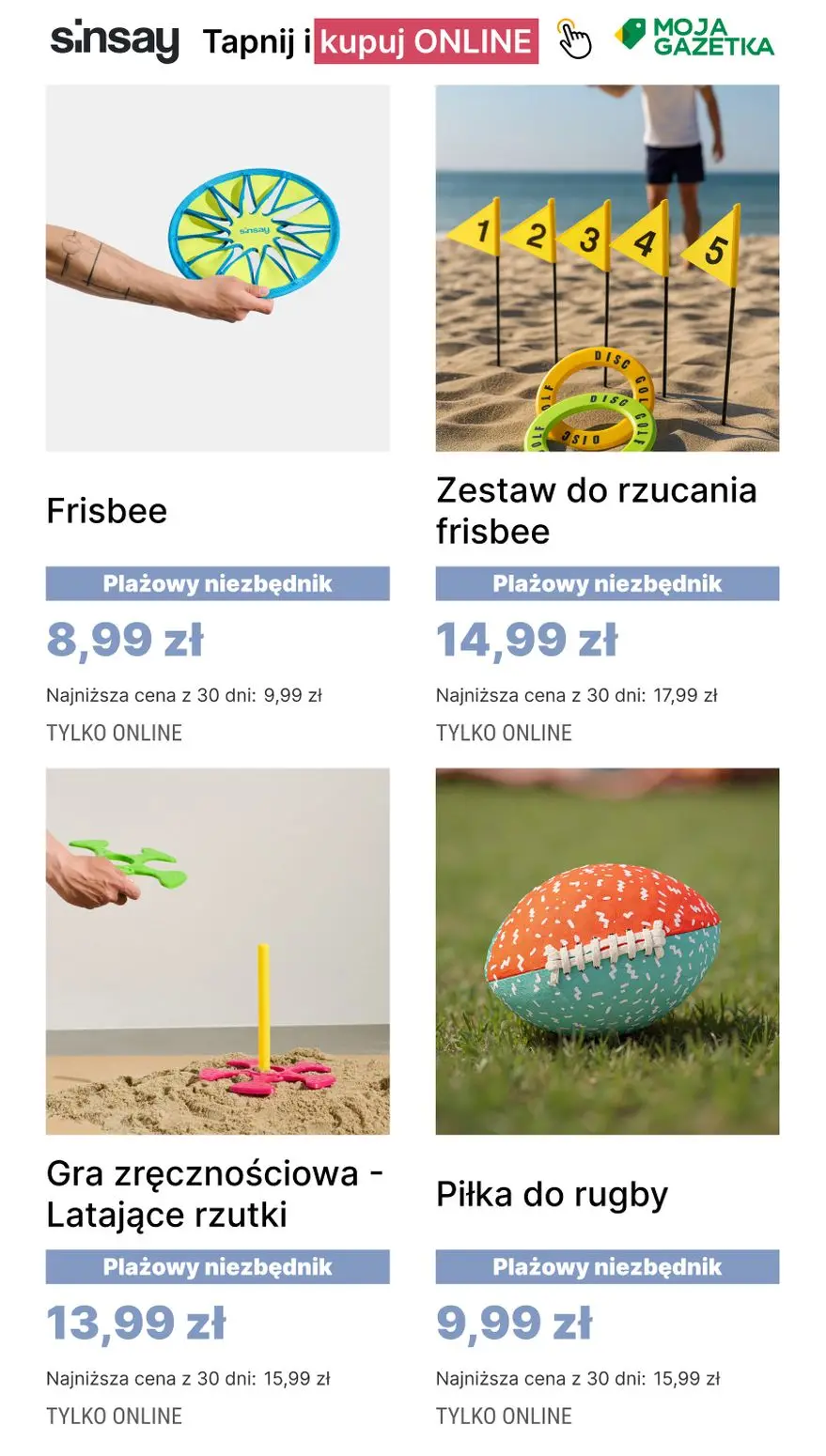 gazetka promocyjna Sinsay Plażowy niezbędnik 🐚🐚 - Strona 11