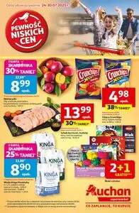 Gazetka promocyjna Auchan Supermarket, ważna od 2025-07-22 do 2025-07-24.