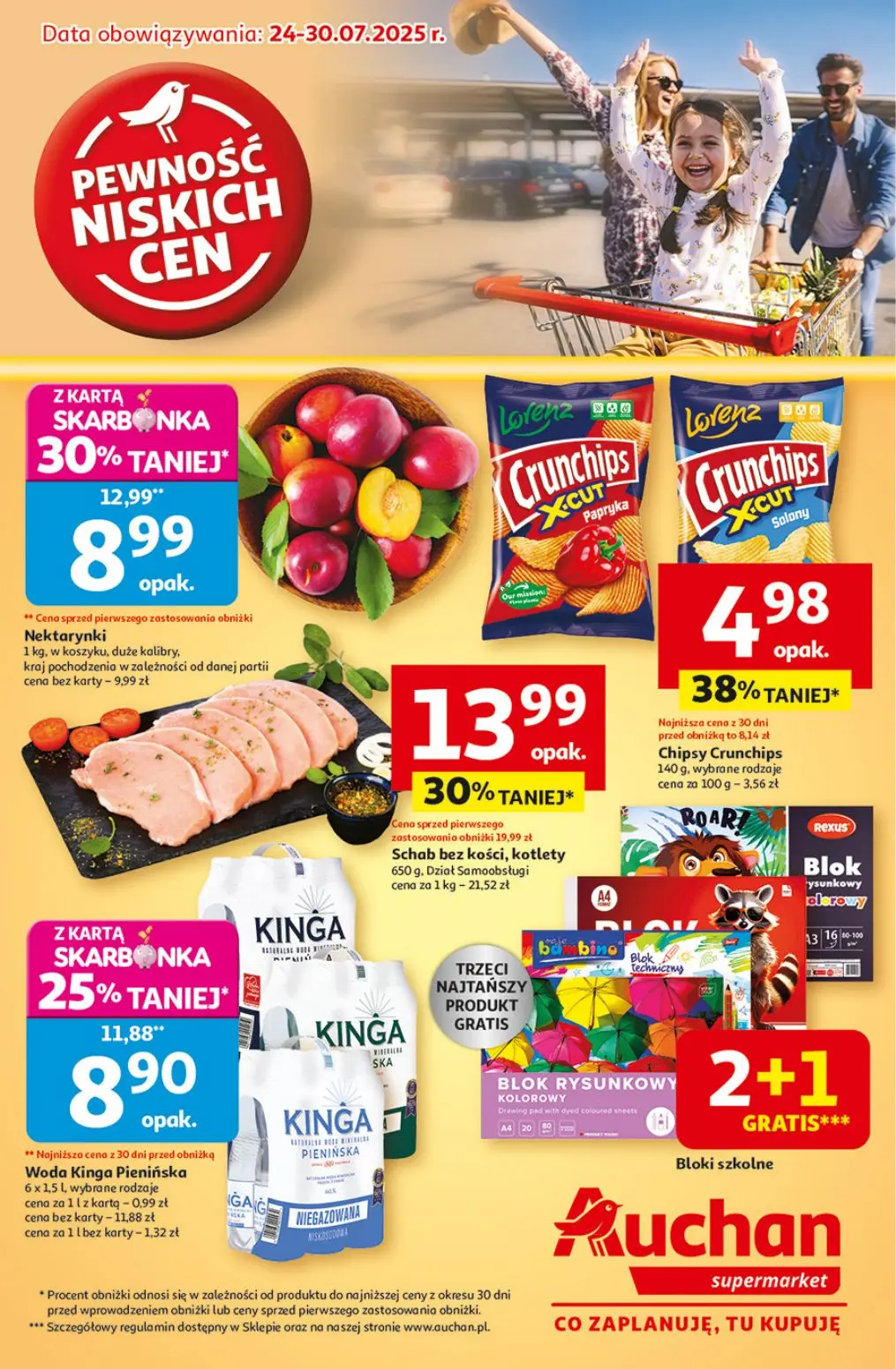 gazetka promocyjna Auchan Supermarket Pewność niskich cen - Strona 1