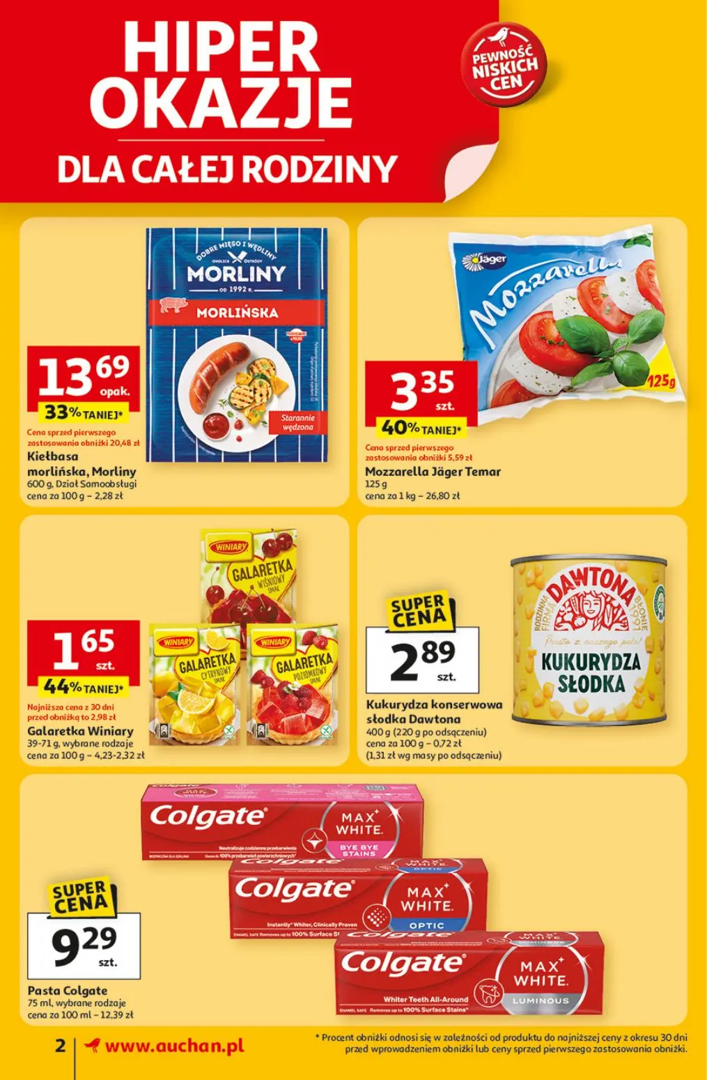 gazetka promocyjna Auchan Supermarket Pewność niskich cen - Strona 2