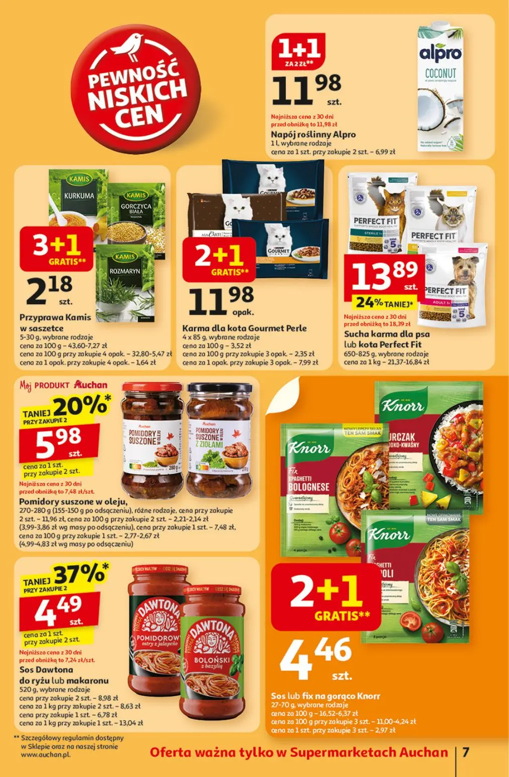 gazetka promocyjna Auchan Supermarket Pewność niskich cen - Strona 7