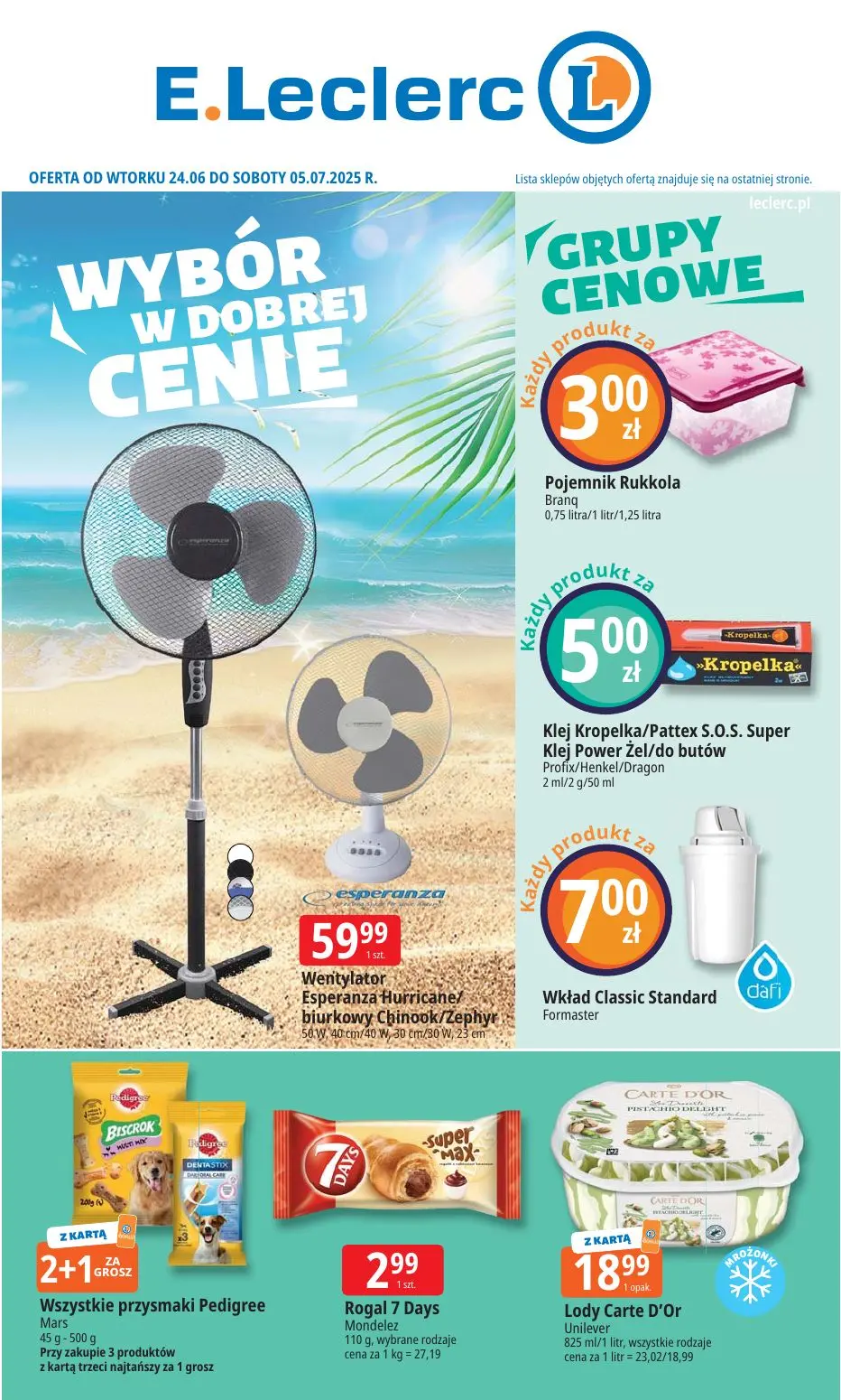 gazetka promocyjna E.Leclerc Wybór w dobrej cenie - oferta rozszerzona - Strona 1