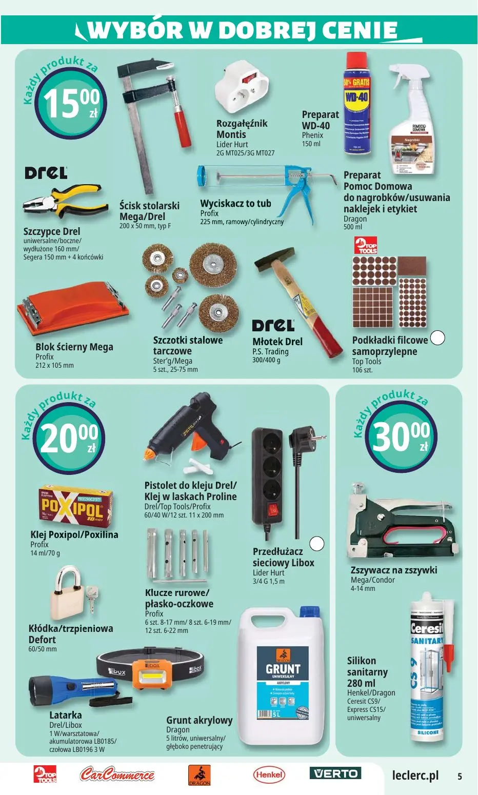 gazetka promocyjna E.Leclerc Wybór w dobrej cenie - oferta rozszerzona - Strona 5
