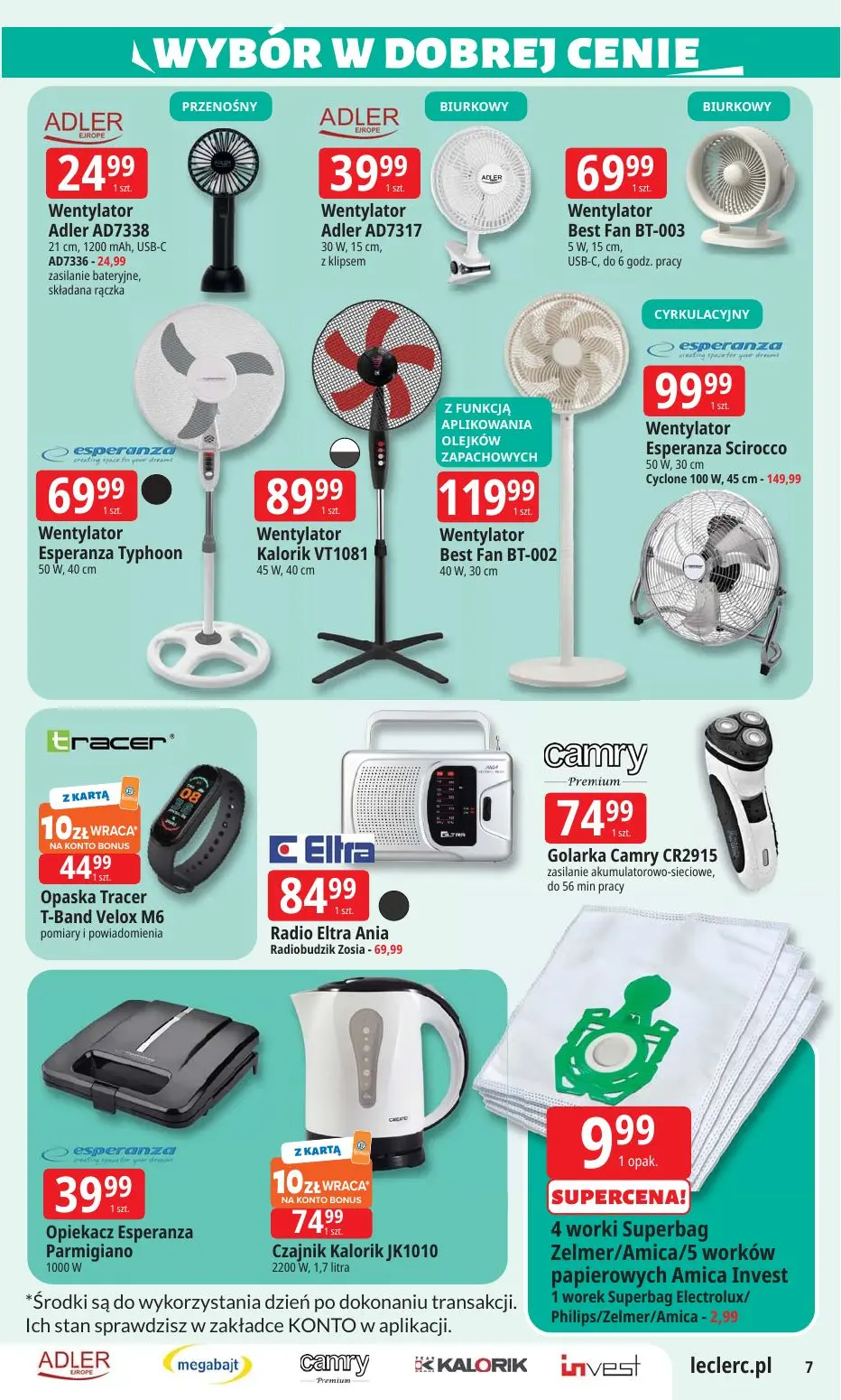 gazetka promocyjna E.Leclerc Wybór w dobrej cenie - oferta rozszerzona - Strona 7