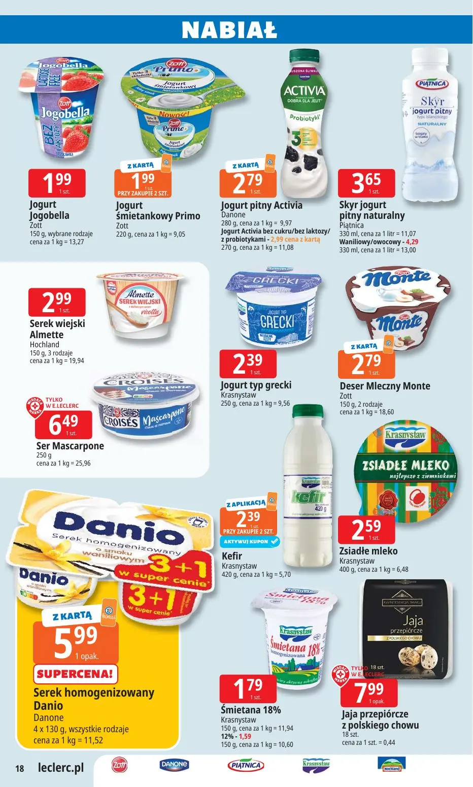 gazetka promocyjna E.Leclerc Wybór w dobrej cenie - oferta rozszerzona - Strona 18