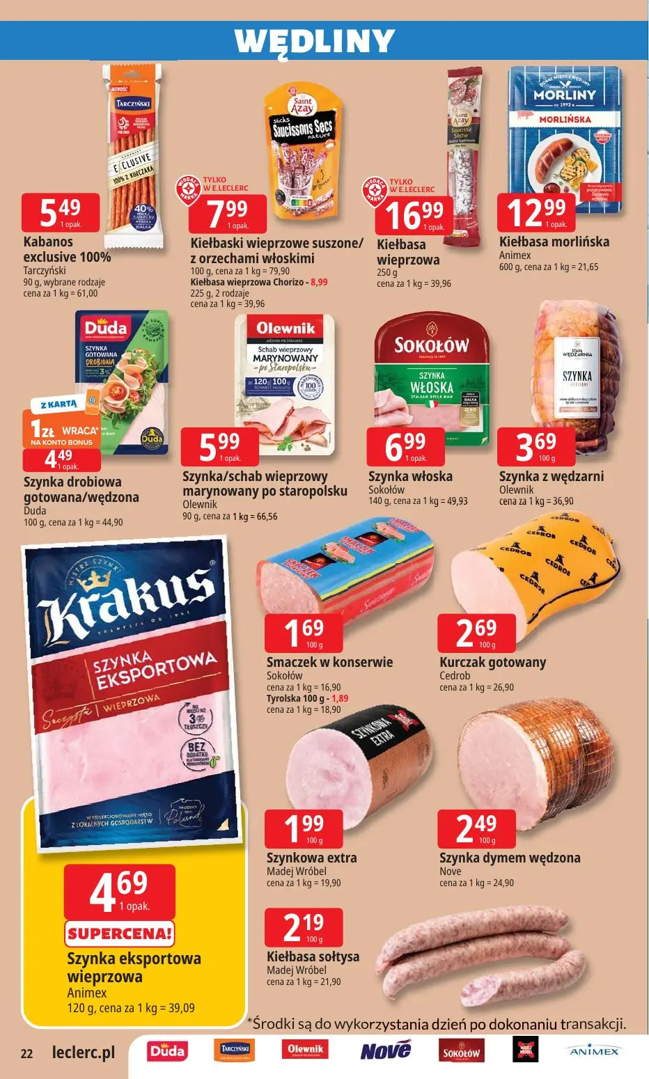 gazetka promocyjna E.Leclerc Wybór w dobrej cenie - oferta rozszerzona - Strona 22