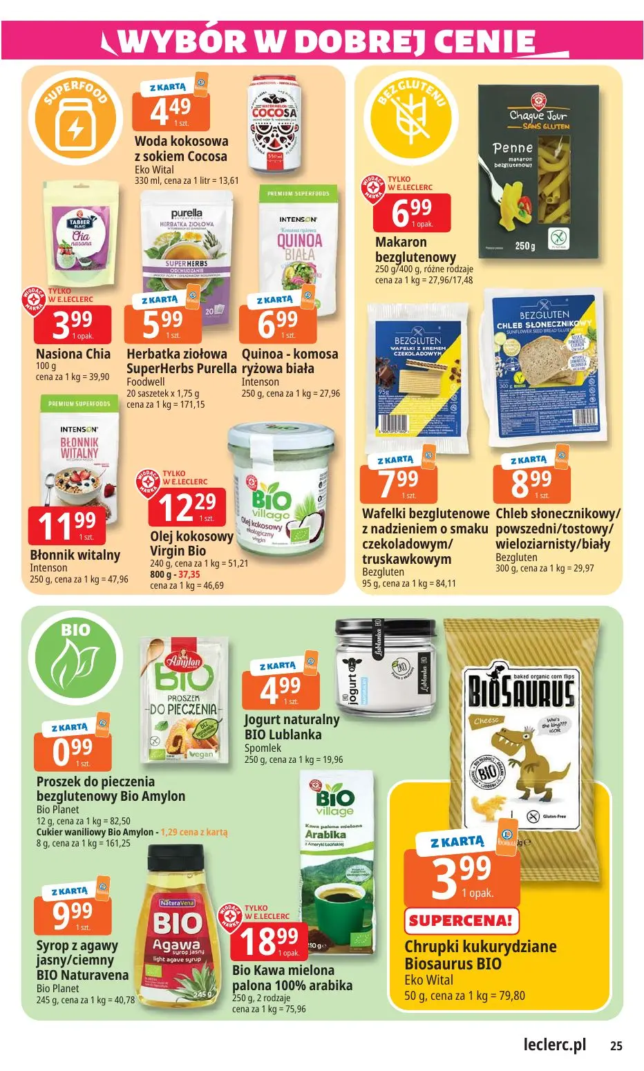 gazetka promocyjna E.Leclerc Wybór w dobrej cenie - oferta rozszerzona - Strona 25