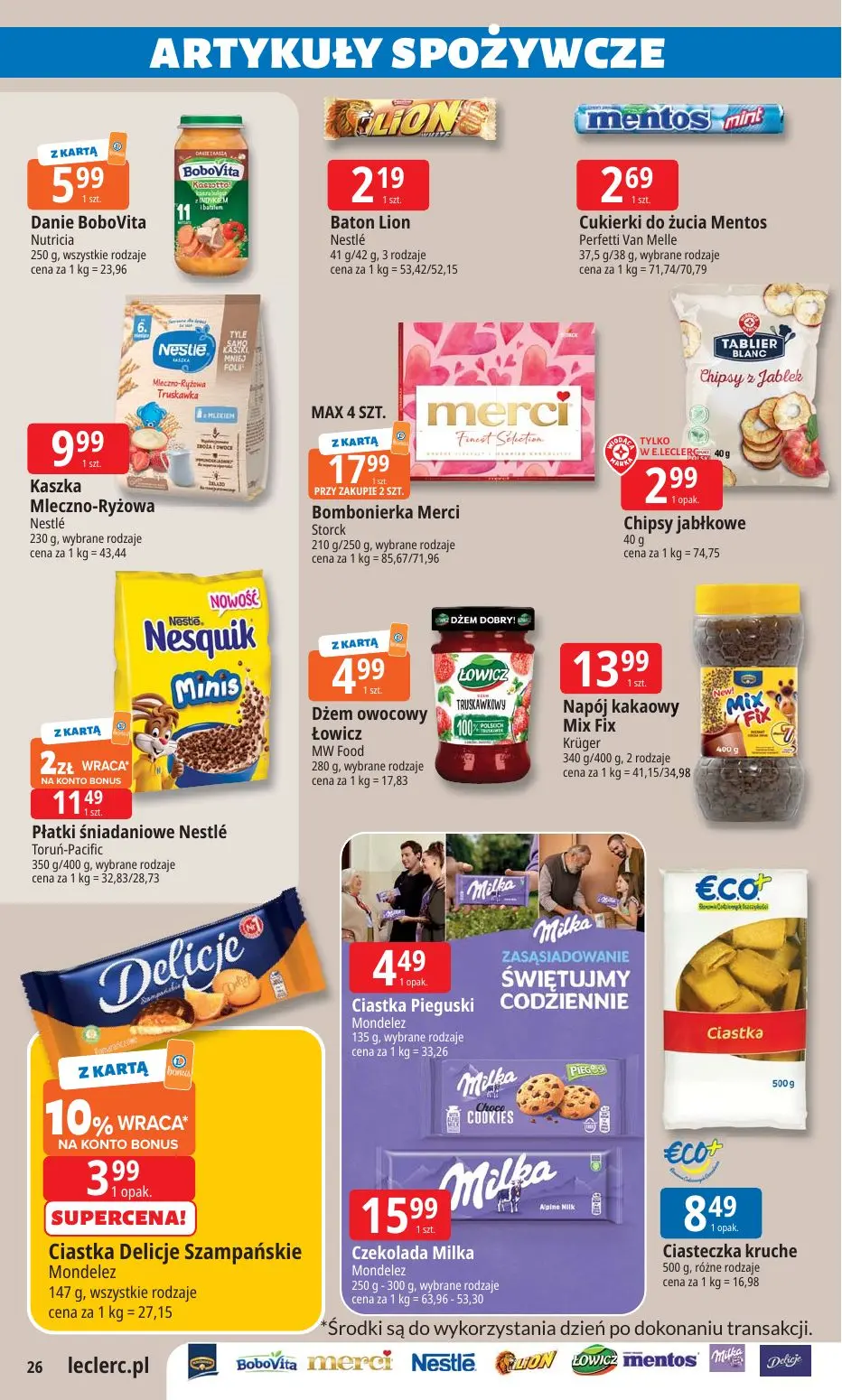 gazetka promocyjna E.Leclerc Wybór w dobrej cenie - oferta rozszerzona - Strona 26