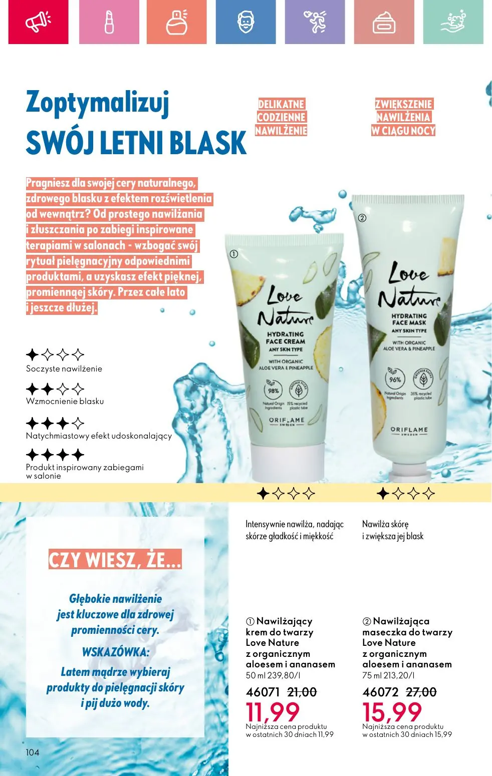 gazetka promocyjna ORIFLAME Letnia strona mojej osobowości - Strona 104