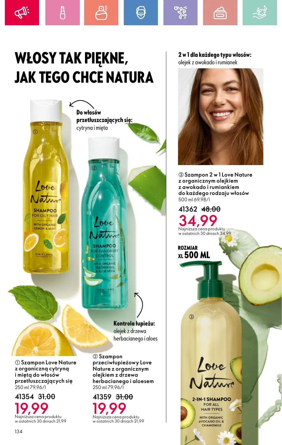gazetka promocyjna ORIFLAME Letnia strona mojej osobowości - Strona 134