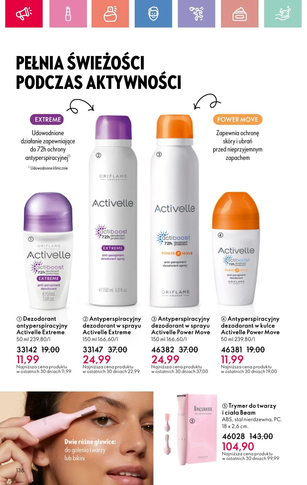 gazetka promocyjna ORIFLAME Letnia strona mojej osobowości - Strona 136